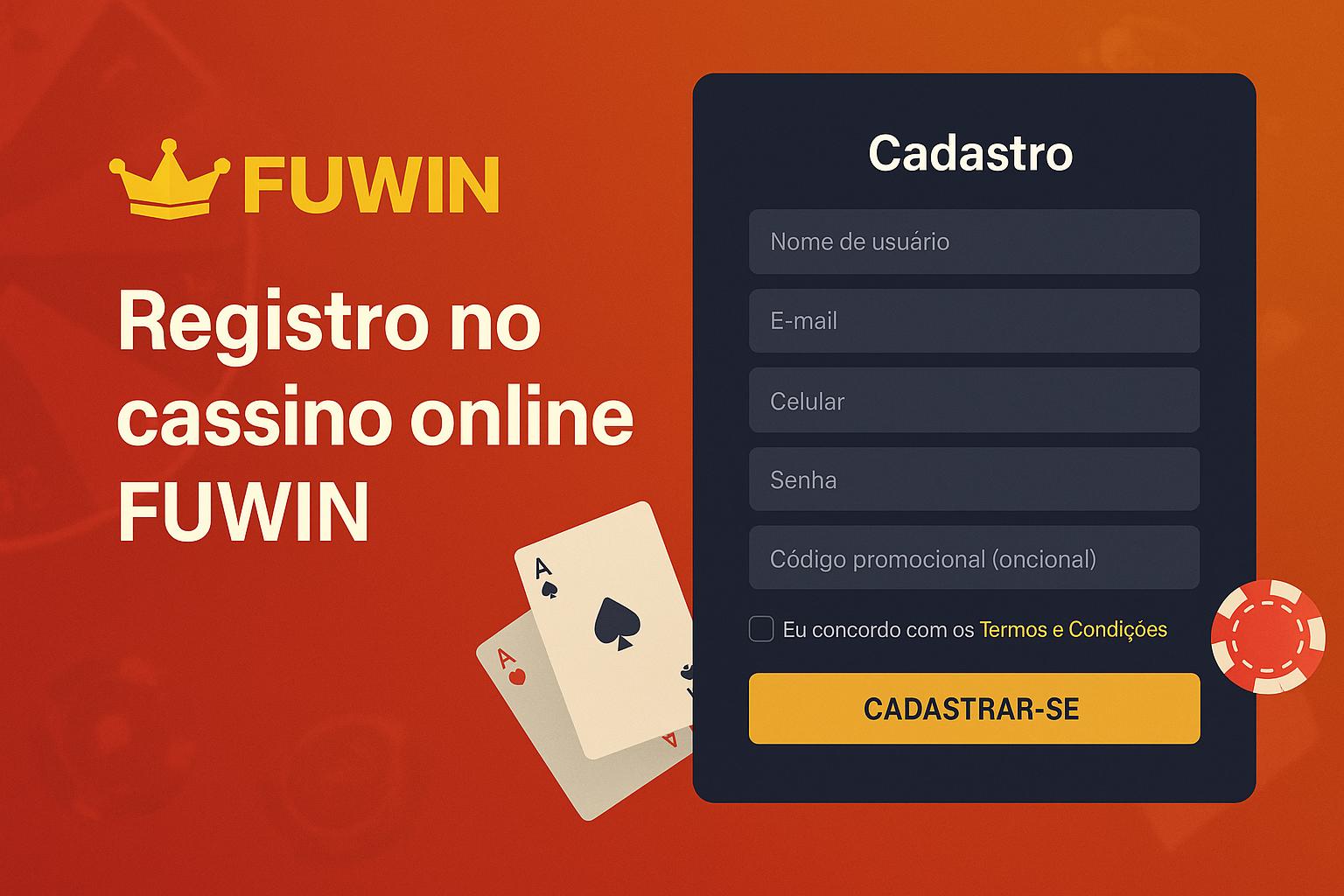 Não Perca tempo, o rRgistro na site FUWIN